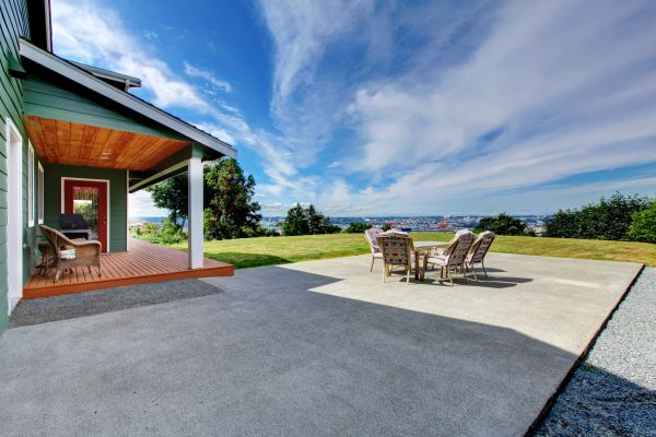 Backyard Concrete Paving in Mount Pleasant