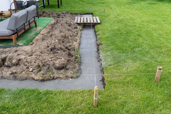 Cement Footer Installation in Mount Pleasant