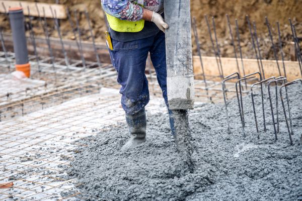 Cabin Foundation Pouring in Mount Pleasant