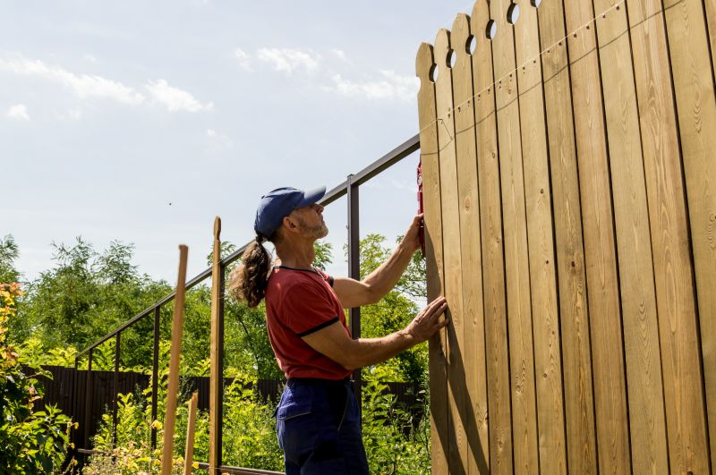 Cement Fence Installation